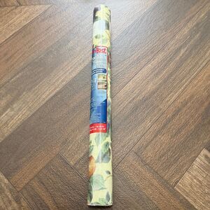 Vintage Con-Tact Brand Fruit & Ivy Shelf Liner Contact Paper Roll 24 Ft Kitchen